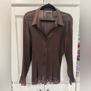 Apt 9 button down blouse